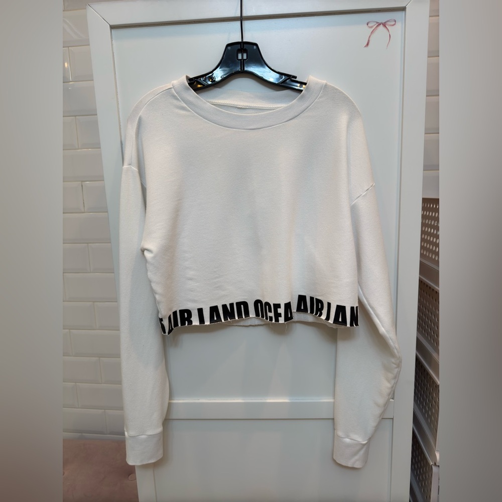 Alo yoga Air Land Ocean Crew Pullover - white